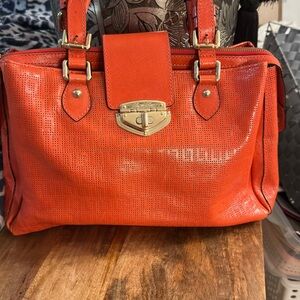 Luz DaLua Burnt-Orange Handbag